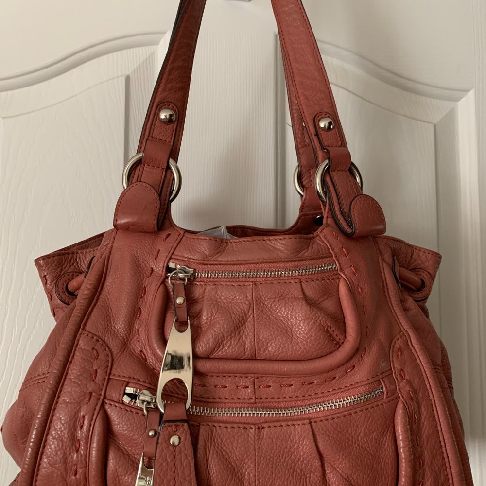 ***B. Makowsky leather Bag***